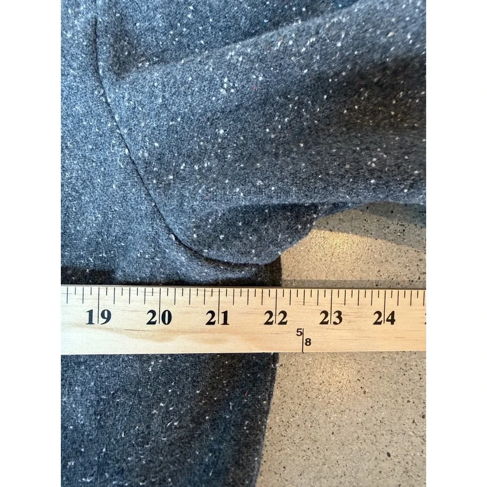 Creep Clothing Men's Field Work Jacket Button Front Arm Patches Gray Sz L Rare!